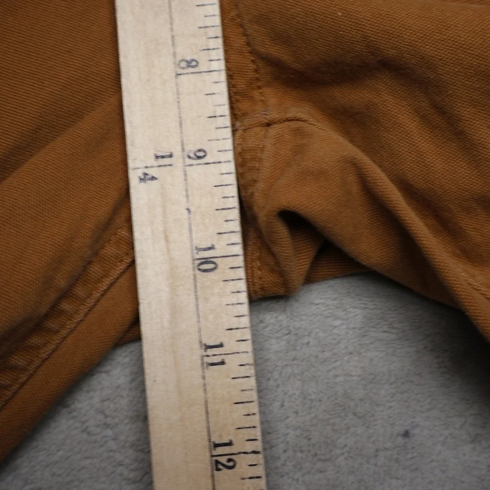 Carhartt Pants Womens 2 Short Brown Essential Ashland Relaxed Fit Workwear 29x30